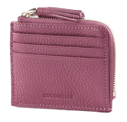 COCCINELLE Tassel Credit Card Holder Pulp Pink