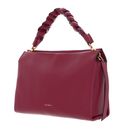 COCCINELLE Boheme Grana Double Crossbody Double Grainy Leather Garnet R / Pulp P COCCINELLE Boheme Grana Double Crossbody Double Grainy Leather Garnet R / Pulp P