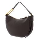 COCCINELLE Priscilla Handbag Grained Leather Coffee