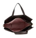 COCCINELLE Boheme Grana Double Handbag Double Grainy Leather Coffee / Pul.Pink