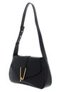 COCCINELLE Coccinelle Himma Handbag Grained Leather Noir COCCINELLE Coccinelle Himma Handbag Grained Leather Noir