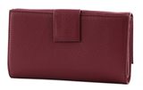 COCCINELLE Metallic Soft Wallet Garnet Red