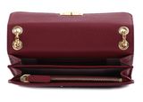 COCCINELLE Coccinelle Ever Mini Bag Wallet Grained Leather Garnet Red
