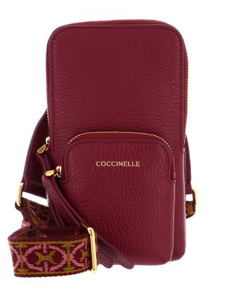 COCCINELLE Pixie Hi-Tech Phone Bag Garnet Red