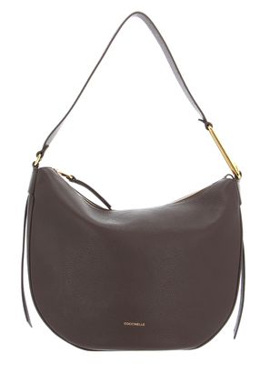 COCCINELLE Coccinelle Priscilla Handbag Grained Leather Coffee