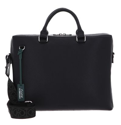 COCCINELLE Man Soft Man Briefcase Grained Leather Noir