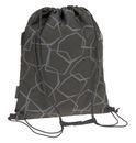 Lässig School String Bag Bold Edges Grey