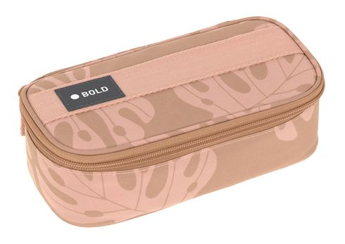 Lässig Bold Spacy Pencil Case Leaves Caramel