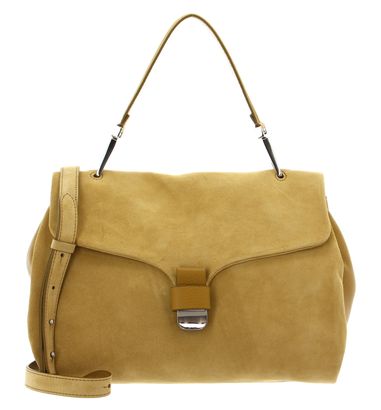 COCCINELLE Coccinelle Neofirenze Sued Handbag Citronella