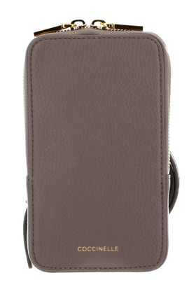 COCCINELLE Flor Hi-Tech Phone Bag Warm Taupe