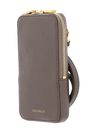COCCINELLE Flor Hi-Tech Phone Bag Warm Taupe