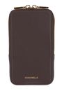 COCCINELLE Flor Hi-Tech Phone Bag Coffee