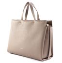 COCCINELLE Boheme Handbag Grained Leather Warm Taupe COCCINELLE Boheme Handbag Grained Leather Warm Taupe