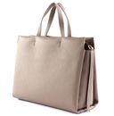 COCCINELLE Boheme Handbag Grained Leather Warm Taupe COCCINELLE Boheme Handbag Grained Leather Warm Taupe