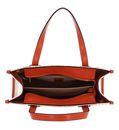 GUESS Silvana 2 Compartment Tote Orange Logo
