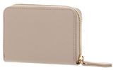 VALENTINO Zero Re Zip Around Wallet Beige VALENTINO Zero Re Zip Around Wallet Beige
