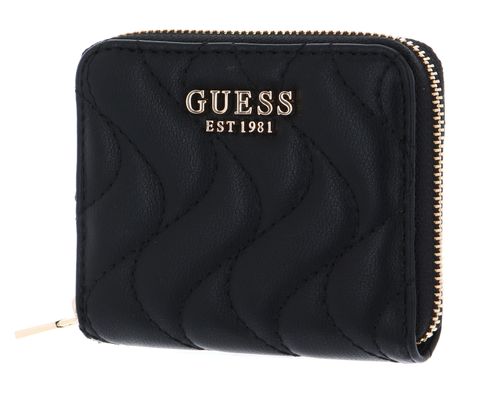 GUESS Eco Mai SLG Small Zip Around Wallet Black