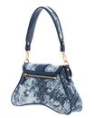 GUESS Belle Vintage Flap Shoulder Bag Denim Logo GUESS Belle Vintage Flap Shoulder Bag Denim Logo