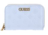 GUESS Geva SLG Medium Zip Around Wallet Ice Blue Logo