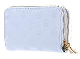 GUESS Geva SLG Medium Zip Around Wallet Ice Blue Logo
