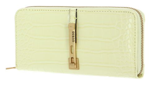 GUESS James Zip Around Wallet L Light Lime