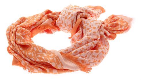 GUESS Belle Vintage Scarf Orange Logo