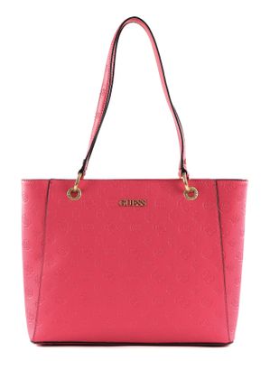 GUESS Geva Noel Tote Magenta Logo