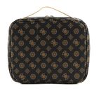 GUESS Wilder Travel Cosmetic Organizer Case Brown GUESS Wilder Travel Cosmetic Organizer Case Brown