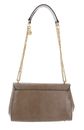 GUESS Katey Flap Shoulder Bag Dark Taupe