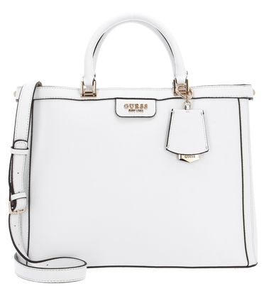 GUESS Eco Angy Society Tote White