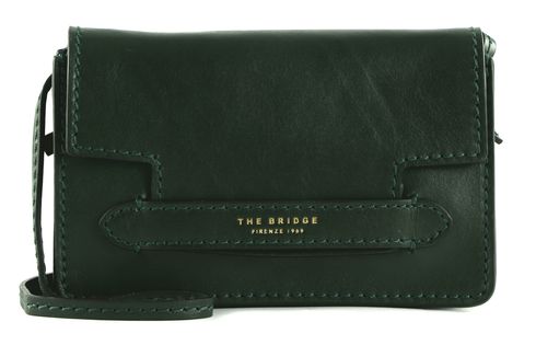 THE BRIDGE Lucrezia Crossbody Bag S Malachite abb. Oro