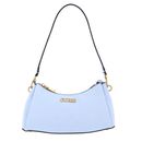 GUESS Geva Three Compartment Shoulder Bag Ice Blue Logo
