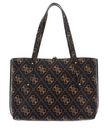 GUESS Eco Brenton Tote Brown Logo GUESS Eco Brenton Tote Brown Logo