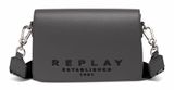 REPLAY Crossbody Bag Dark Grey REPLAY Crossbody Bag Dark Grey