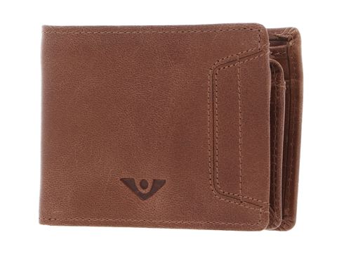 VOi City Cowboy Pea Wallet XS Cognac