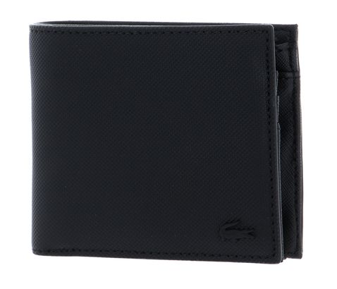 LACOSTE Men's Classic Billfold Coin Wallet M Noir