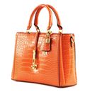 GUESS James Girlfriend Satchel Bag Orange