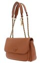 GUESS Becci Convertible Crossbody Flap Cognac