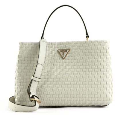 GUESS Lisbet Woven Handbag Stone