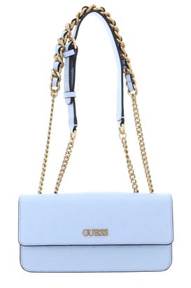 GUESS Geva Convertible Flap Crossbody Bag Ice blue