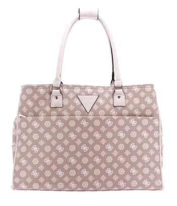 GUESS Wilder Shopper Tote Nude / Blush Multi