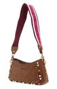 GUESS Radar Top Zip Shoulder Bag Cognac GUESS Radar Top Zip Shoulder Bag Cognac