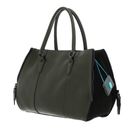 Gabs Ivette TG Bull + Crosta Black Shoulder Bag M Verde Militare Gabs Ivette TG Bull + Crosta Black Shoulder Bag M Verde Militare