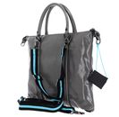 Gabs G3 Plus TG Glass Tube Black Shoulder Bag M Basalto