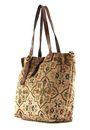 CAMPOMAGGI Shopping Bag Bianco + T / Cognac CAMPOMAGGI Shopping Bag Bianco + T / Cognac