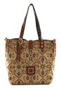 CAMPOMAGGI Shopping Bag Bianco + T / Cognac CAMPOMAGGI Shopping Bag Bianco + T / Cognac