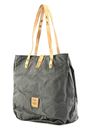 CAMPOMAGGI Shopping Bag S Grigio + Naturale + Pavone