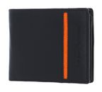 bruno banani Wallet Black / Orange bruno banani Wallet Black / Orange
