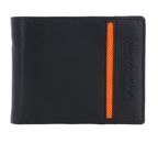 bruno banani Wallet Black / Orange bruno banani Wallet Black / Orange