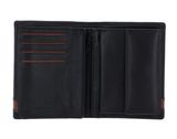bruno banani Gift Set Slim Wallet / Keychain Black Black / Cognac